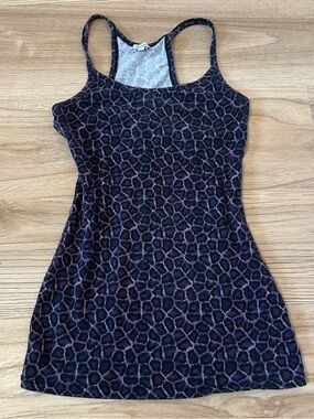 Y2K Kismet Black and Lavender Leopard Print Cami